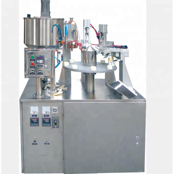 Mate negro de aislamiento de los cosméticos de la máquina de rellenar del equipo del tubo plástico del polímero