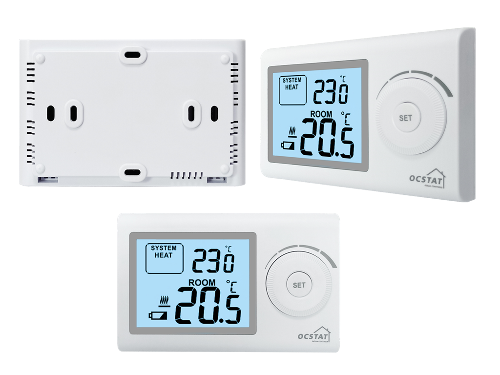 Riseem ABS 230V Smart Digital RF Непрограммируемый комнатный термостат для подогрева