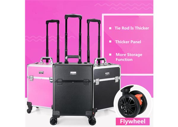 Aluminum Alloy Tattoo Accessories Case Tattoo Travel Box With Pink / Black / Silver