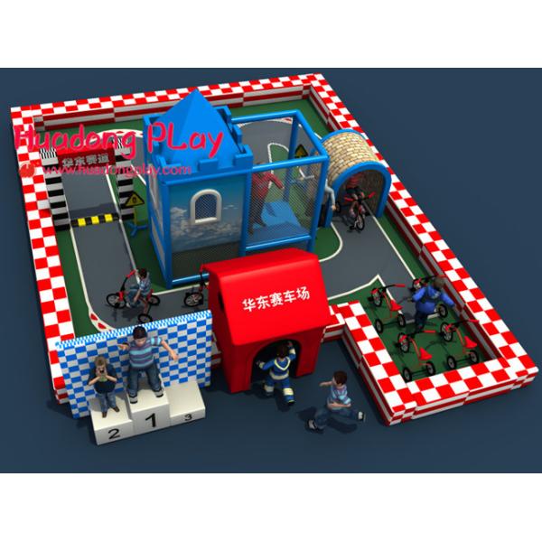 Interior Toddler Soft Play Equipment For Children'S Play Area Racing Customized