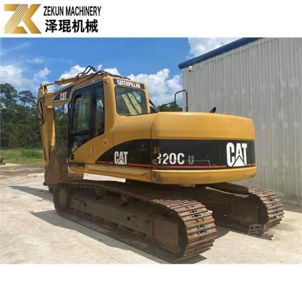 Excavadora CAT 320 de 22300 kg con motor usado y bomba hidráulica CAT