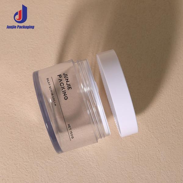 150g 200g PET Cosmetic Jars / Empty Skin Care Containers Cosmetic for Body Cream Body Scrub