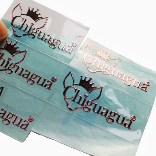 Electroplating Metal Nickel Sticker Fade Resistant 3D Transfer Sticker Durable