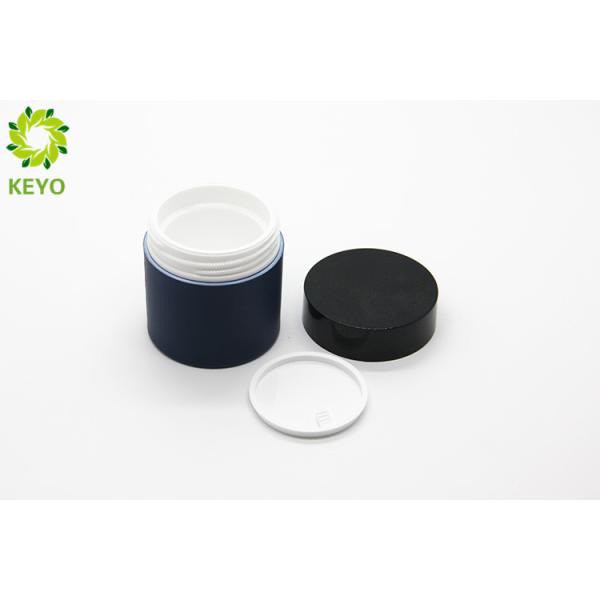 Blue Color Cosmetic Cream Jar , 50g Thick Wall PP Plastic Cream Containers