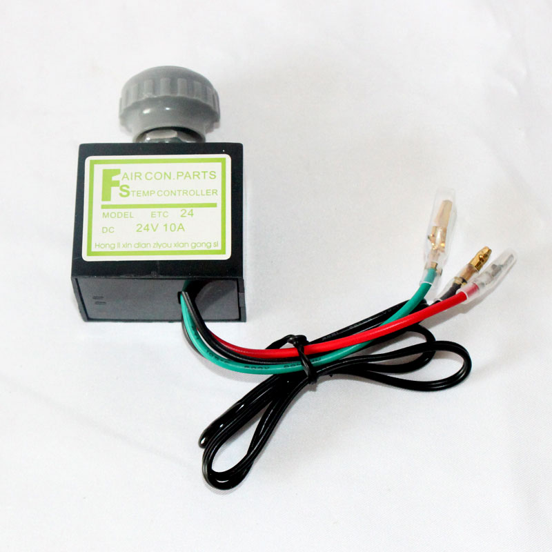 POKKA NEK 12V 24v Auto A/C Thermostat Temperature Controller Truck Sensor Electronic Temperature Controller