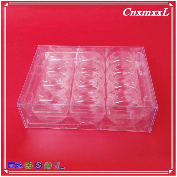 plastic macaron package 12-packing macaron tray