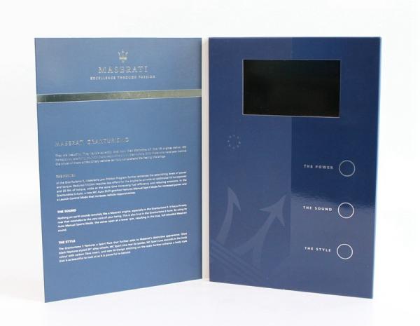 Flyer Folder Mailer LCD Video Card IPS LG 1024 X 600 HD LED Support 1080P AVI Mp4 MKV