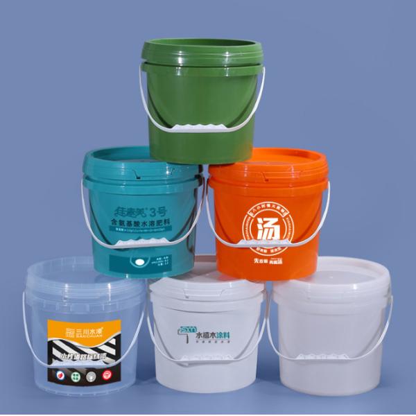Plastic Bucket with Handle for Tool Storage