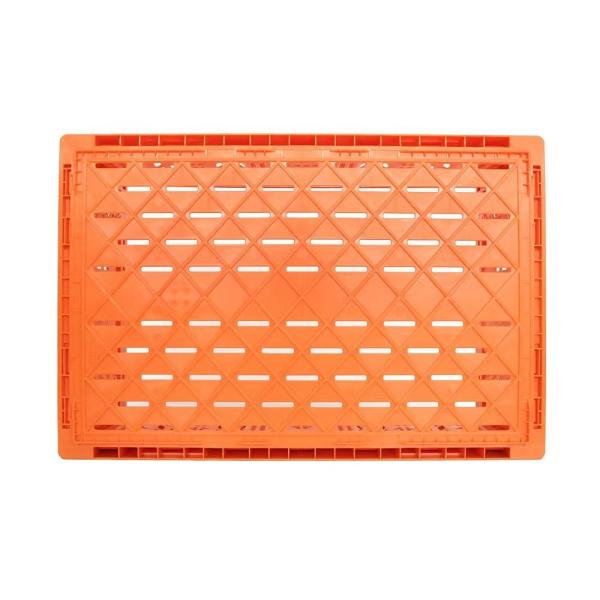 Panier pliable en PE/PP en forme de treillis idéal pour le stockage de fruits de mer, légumes et œufs