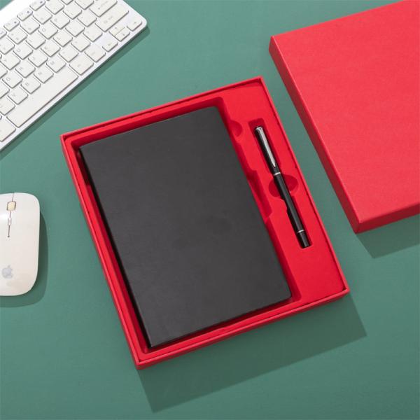 Conjunto de presentes corporativos Comentário de ligação térmica com 100 folhas internas e logotipo personalizado