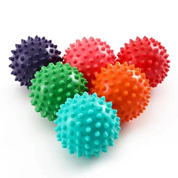 Physical Spiky Massage Ball Portable Foot Back Muscle Deep fascia Release Spiked Massager Roller ball