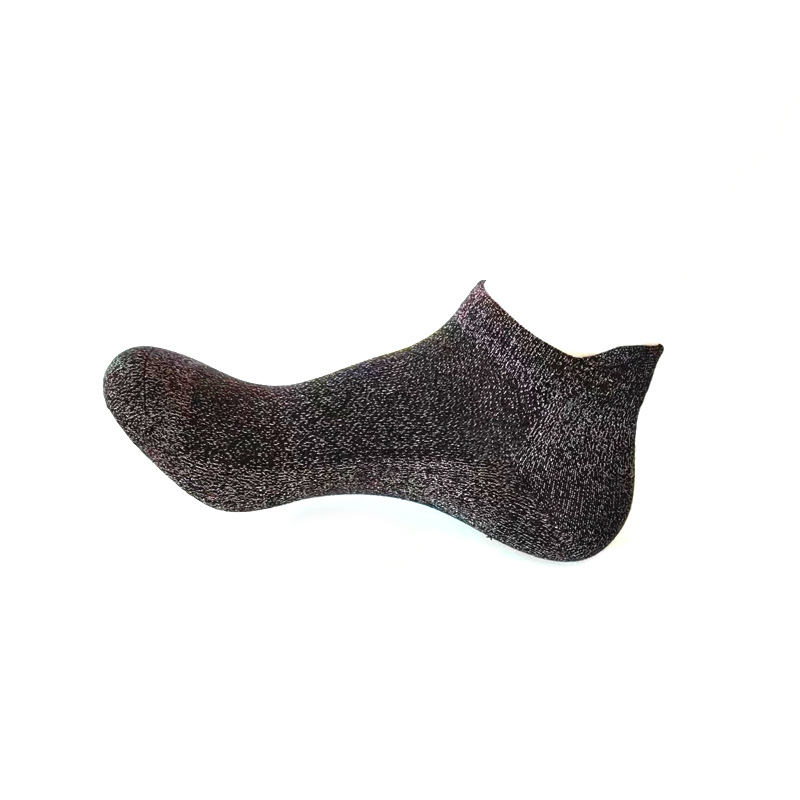 Anti-static Bamboo Silver Fiber Antibacterial Socks Breathable Earthing Grounding Short Sock Pair