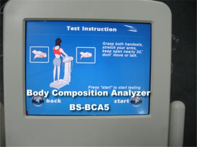 Segmented Body Composition Analyzer / Fat Percentage Monitor For Clinic Human Healthy Test