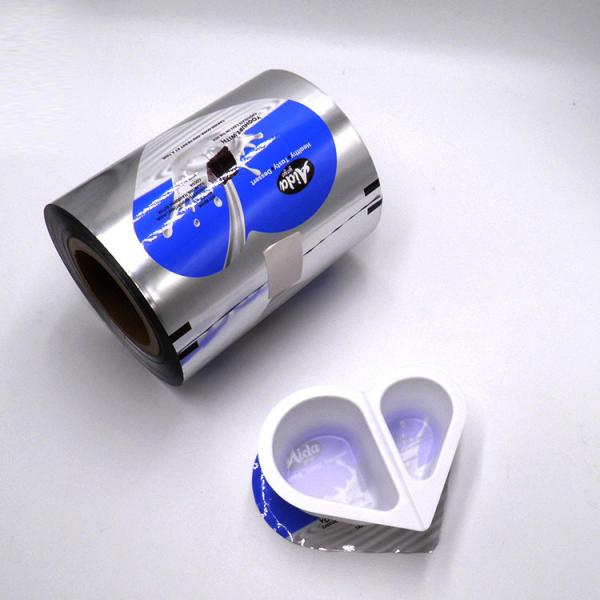 90 Micron 100 Micron Aluminum Foil Roll Film Yogurt Cup Sealing Food Grade