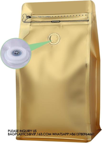 16oz Coffee Bags With Valve Kraft Paper Bags, Food Packaging Bags, Pet Food Bags, Plastic Bags, Aluminum Foil Bags