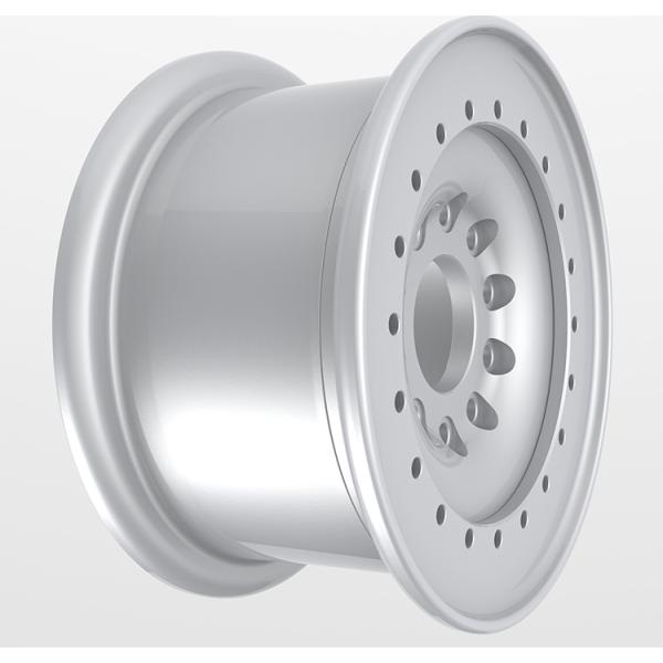 10Джкс20инч чернят нагрузку оправа/5500ЛБС колеса серебряной супер обязанности военную классифицируя военную выкованную оправу колеса 20инч