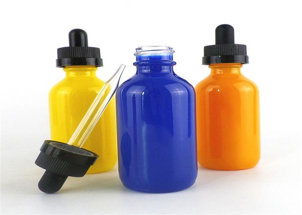 Custom Printed Colored 30ml Glass Dropper Bottles Luxury Cosmetic Packaging