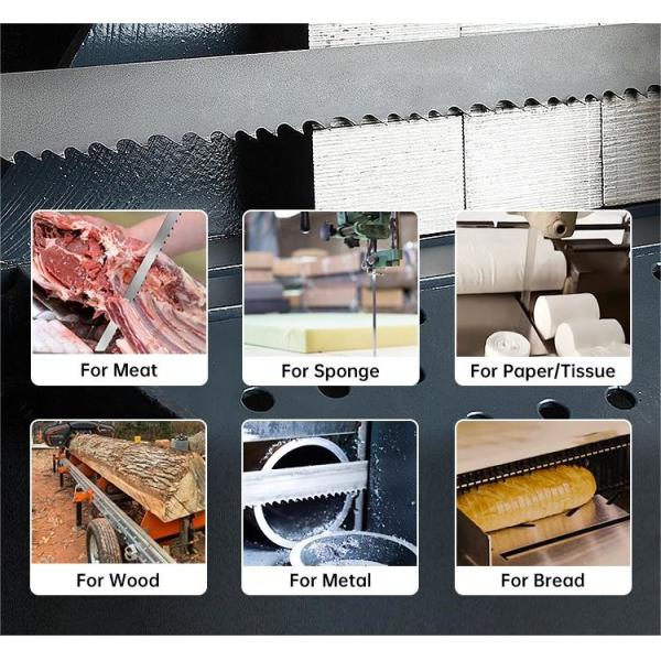 Rust And Corrosion Blade Meat Bone Cutting HSS Material For Types Of Meat