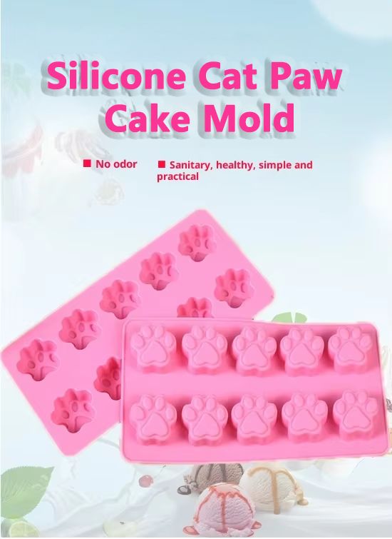 Irregular Shape Silicone Kitchen Mold Single Piece Excellent Choice for Baking Cake Candy Ice Tray Decoration