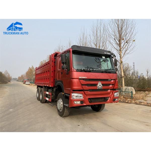 371HP 18m3 Cargo Box Used SINOTRUK Tipper Truck For South Sudan