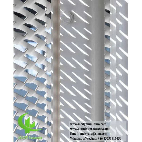 Tôle déployée en aluminium de 2 mm pour revêtement extérieur décoratif