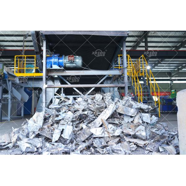 Car Wheel Aluminum Shredder 22000Kg/Hour Car Body Shredder Machine Metal