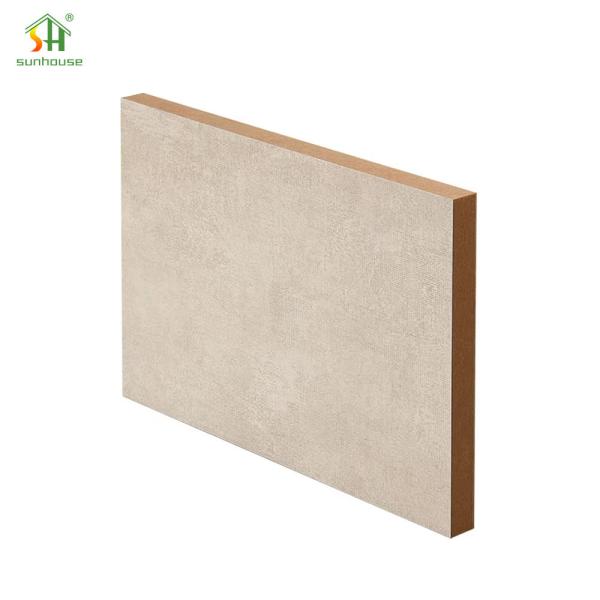 Moisture Resistant Veneer MDF Melamine MDF Board for Interior Exterior Decoration Use