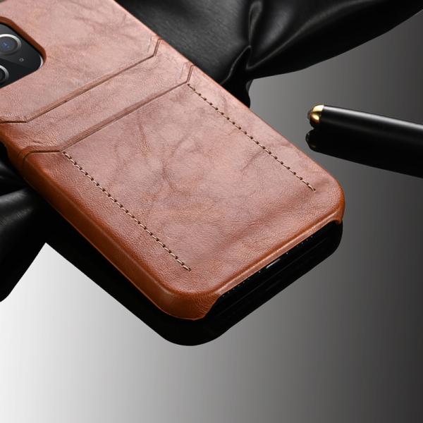 PU Leather Card Pocket Phone Case , Retro Phone Cover Eco Friendly  For Iphone