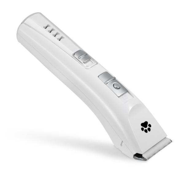 Cabelo branco Clippers da preparação do animal de estimação da cor, projeto de duas velocidades do ajustador bonde do cabelo do animal de estimação