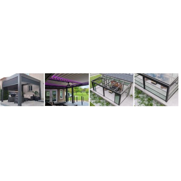 Солнечный тень Моторизованный выдвижной тень Пергола Наружный дворик Сдвижной тень Выдвижная крыша Ресторан или бар