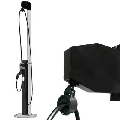 Estação AC EV Cable Reel Cord Retractor Pedestal Mural Mount Spring Reel Balancer EV Carregador Cable Retractor Cable Reel