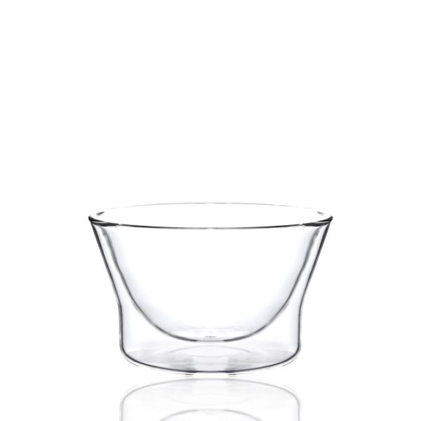 Lead Free Crystal Coffee Glass Mug Machine Pressed For Bar / Hotel Usage