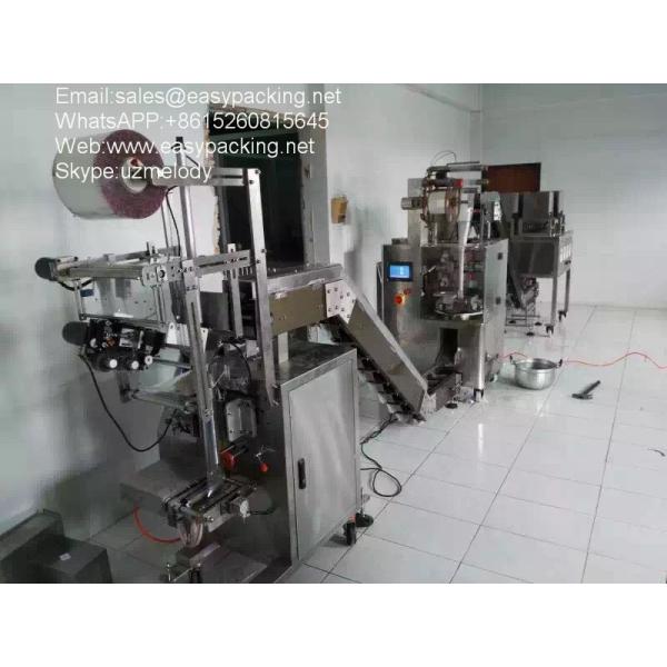 stainless pillow tea/coffee/filter bag/sachet filling packing machine of automatic