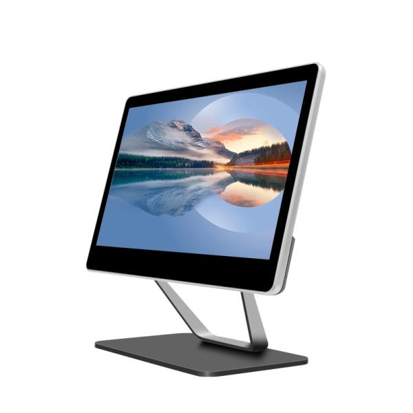 15.6インチタッチスクリーン POS オールインワン デスクトップ小売 POS システム N2840 2+32GB スーパーマーケット ウィンドウ POS ターミナル