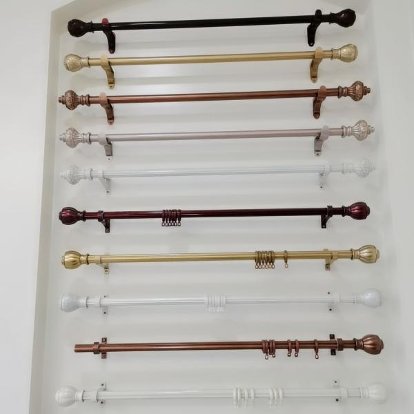 Домашний европейский стиль 28mm 7.2m переплел чугунный занавес штанги