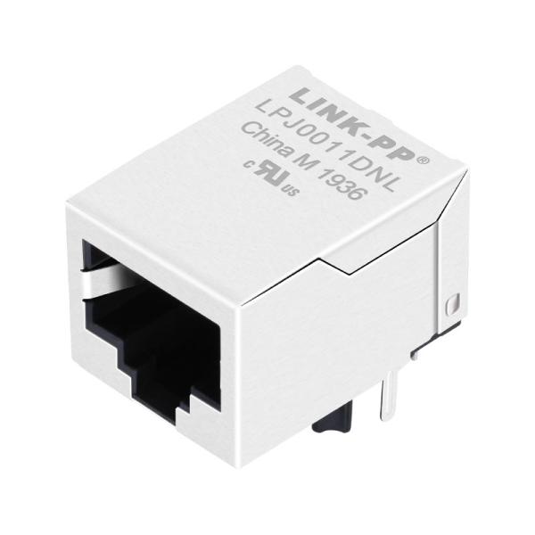 MIC24210-0104T-LF3 10/100M AutoMDIX Magnetic LPJ0011DNL RJ45 Jack 8P8C Shield