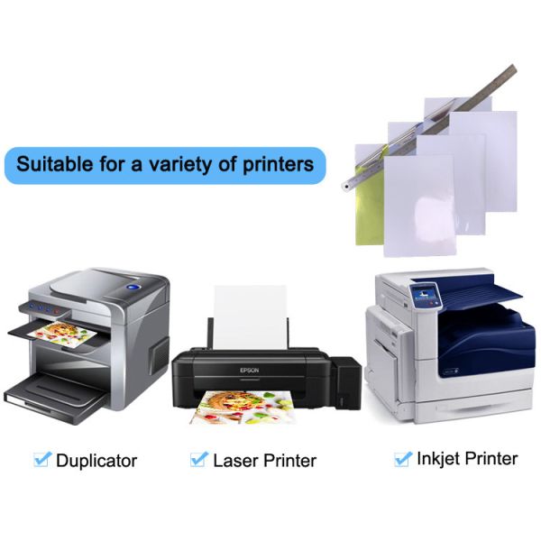 A4 A3 Size Printable Vinyl Sticker Paper Waterproof Holographic Sticker Film