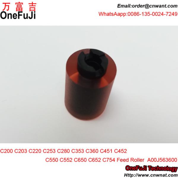 ORIGINAL A00J563600 Pickup Feed Roller for Konica Minolta C200 C203 C220 C253 C280 C353 C360 C451 C452 C550 C552 C650