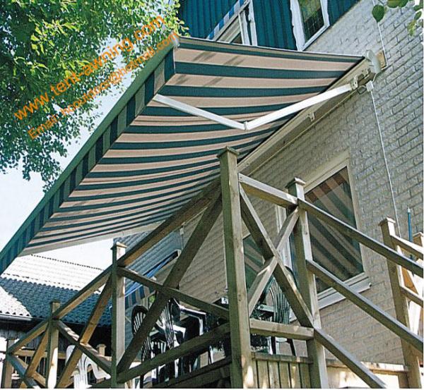 Aluminum Customized Sizes Retractable Electric  Patio Awnings for Outdoor Balcony and Villa