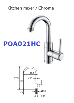 Plastic Basin Sink Deck Mounted G1/2