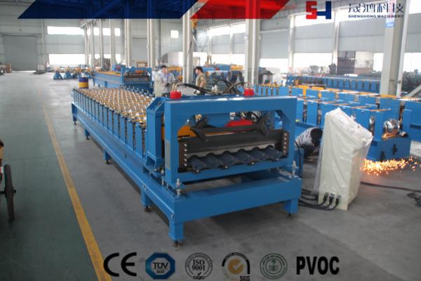 Metal Corrugated Roof Forming Machine Electrical For Sheet Making