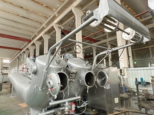 HTHP Full Automatic Control System Low Liquor Ration Dual Flow Dyeing Machine