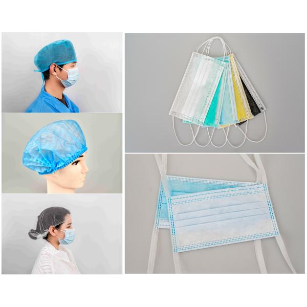 Red de pelo de nylon desechable transpirable para ropa de trabajo de tamaño libre