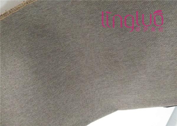 Double Twill Pattern Mixed Yarn 145cm Sofa Linen Fabric 350gsm