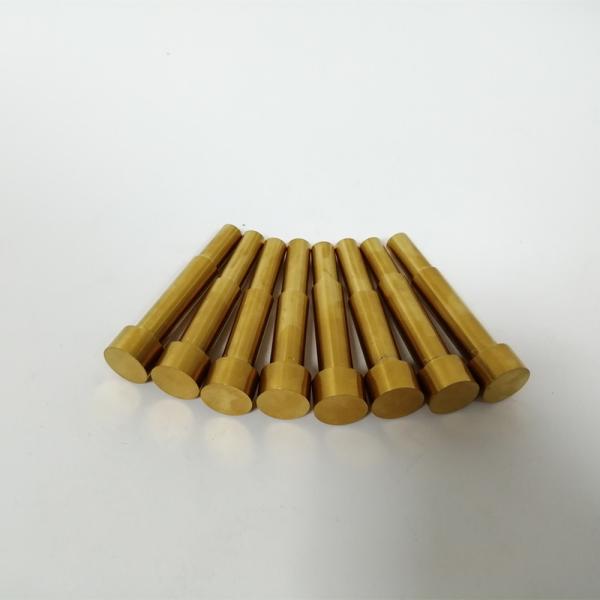 Beryllium Bronze Mold Core Insert with HRC58 Hardness +/-0.004mm Accuracy and Customized Dimensions