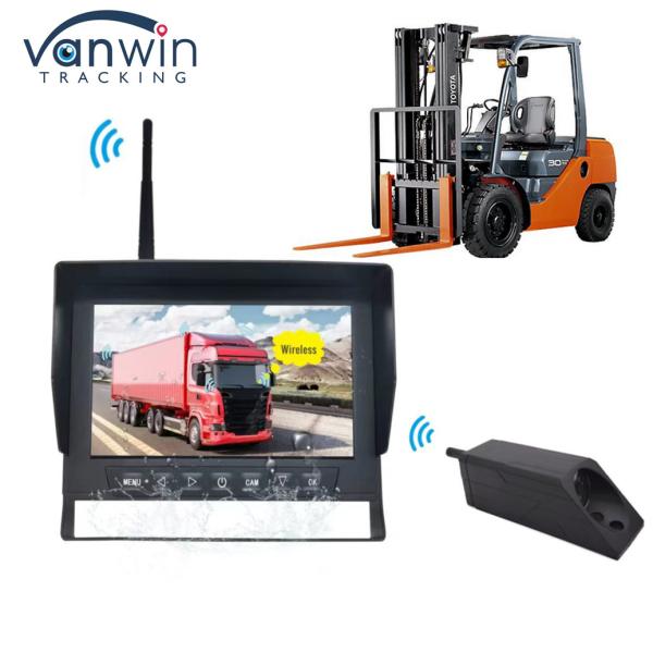 7inch Wireless AHD Waterproof Monitor with wireless waterproof camera Kit for Forklift Truck