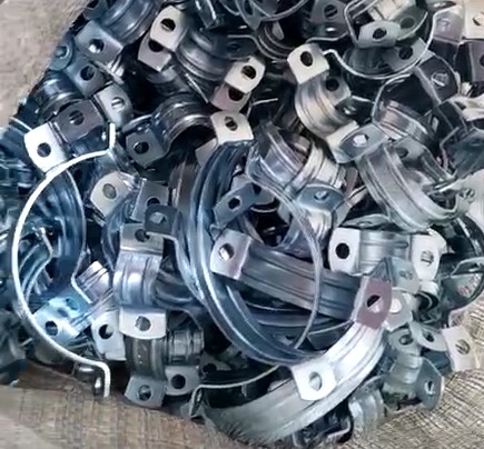 PN6 50mm 90mm 110mm 160mm 315mm HDPE Draining Fittings Siphon Pipe Clamp