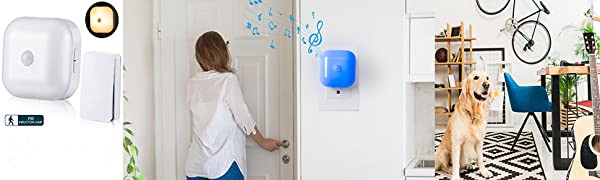 Plug in Door Bell Motion Sensor Night Light Led Night light