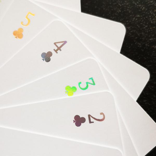 High Grade Laser Hot Stamping Waterproof Poker Flash Game Card Holographic Foil