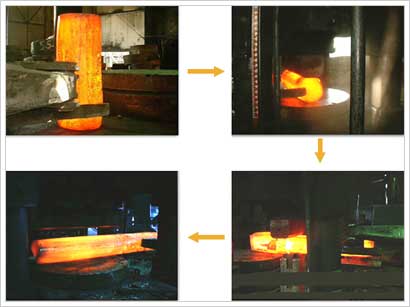 1045 / S45C Hot Forged Carbon Steel Bar , 110-1200 Mm Diameter Forged Round Bar